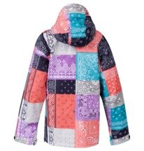 dcshoes, Savvy 2021 - Anorak Snowboard Jacket for Women, WMNS MULTI BANDANA (xkmn) Savvy 2021 - Anorak Snowboard Jacket for Women ADJTJ03022