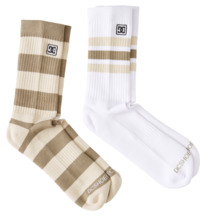 DC Stripe 2 Pack - Crew Socks for Men  ADYAA03142