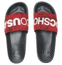 DC SE - Leather Slides Sandals for Men  ADYL100044