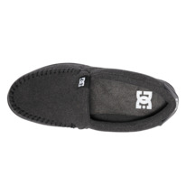 dcshoes, Men's Villain Slip-On Shoes, BLACK/ARMOR (bko) Villain - Leather Slip-On Shoes for Men ADYS100567