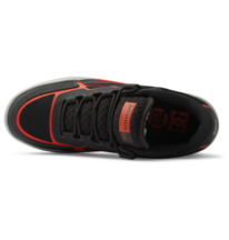 dcshoes, DC Metric Chaussures en cuir pour Homme, DARK GREY/ORANGE (go0) DC Metric - Leather Shoes for Men ADYS100626