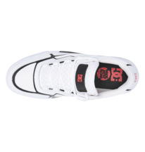 dcshoes, DC Metric Chaussures en cuir pour Homme, WHITE/BLACK/BLACK (wlk) DC Metric - Leather Shoes for Men ADYS100626