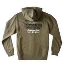 dcshoes, DC Higher Rank - Kapuzenpulli mit Reißverschluss für Männer, IVY GREEN (crb0) DC Higher Rank - Zip-Up Hoodie for Men ADYSF03085