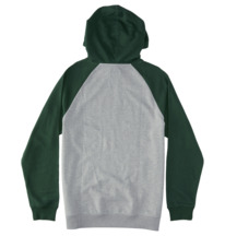 dcshoes, DC Star Pilot - Sudadera con Capucha para Hombre, HEATHER GREY/SYCAMORE (xkss) DC Star Pilot - Hoodie for Men ADYSF03097