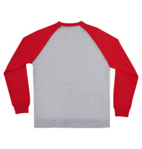 dcshoes, DC Star Pilot - Sweatshirt for Men, HEATHER GREY/RACING RED (xssr) DC Star Pilot - Sweatshirt for Men ADYSF03098