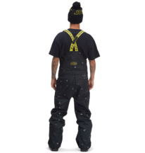 dcshoes, Men's Star Wars™ x DC Docile Insulated Snow Bib Pants, BLACK/YELLOW (xkky) STAR WARS™ x DC Shoes Docile - Technical Snow Bib for Men ADYTP03032