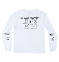 dcshoes, All Smiles - T-shirt manches longues pour Homme, WHITE (wbb0) ALL SMILES HLS ADYZT05298