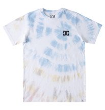 dcshoes, Fugitive Tie Dye - T-Shirt for Boys, PARISIAN BLUE (blg0) Fugitive Tie Dye - T-Shirt for Boys UDBZT03332