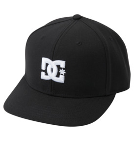 Casquette DC Shoes Cap Star Homme - Flexfit, Tissu Sergé Coton/élasthanne 300 G/m², Visière Permacurve, Logo Brodé