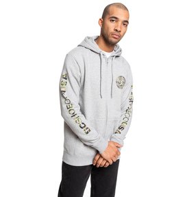 Circle Star - Zip-Up Hoodie