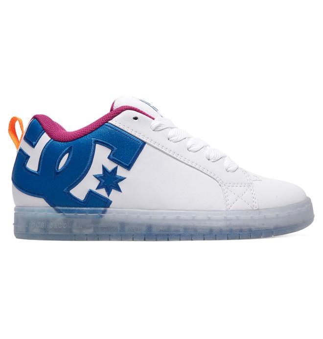 dcshoes, Court Graffik SE - Zapatos para Hombre, WHITE/BLACK/CYAN (wcy) 0 Court Graffik SE - Zapatos para Hombre Blanco 300927 DC Shoes