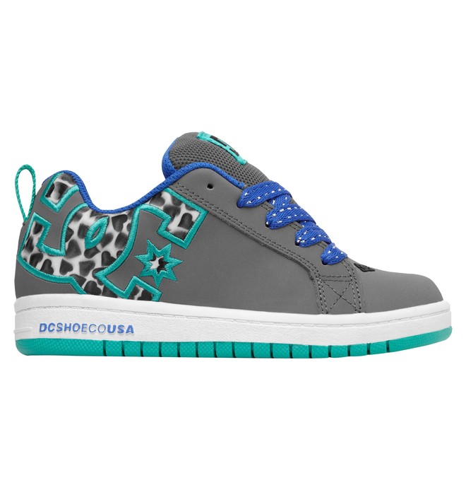 dcshoes, Court Graffik SE - Low Top Schuhe, GREY/VIVID BLUE (0vb) 0 Court Graffik SE - Low Top Schuhe 301131B DC Shoes