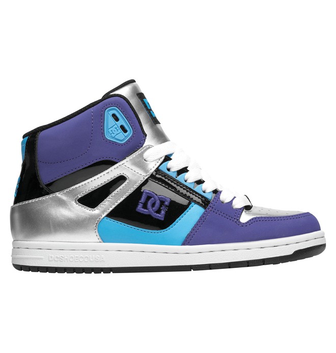 dcshoes, Rebound High, BLACK/WHITE/VELVET PURPLE (0wv) 0 Rebound High 302164 DC Shoes