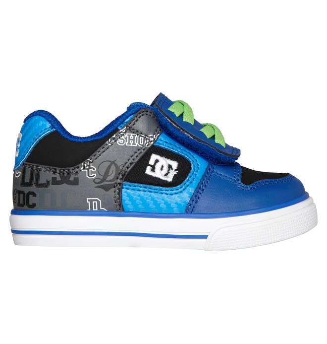 dcshoes, Toddler's Pure V Shoes, BLUE (445) 0 Toddler's Pure V Shoes 302194 DC Shoes