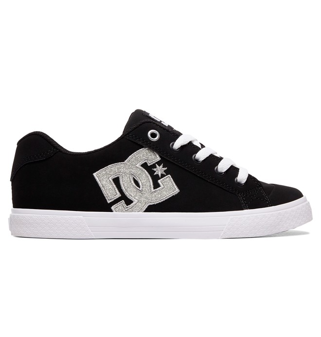 dcshoes, Women's Chelsea SE Shoes, BLACK/METALLIC SILVER (bms) 0 Women's Chelsea SE Shoes 302252 DC Shoes