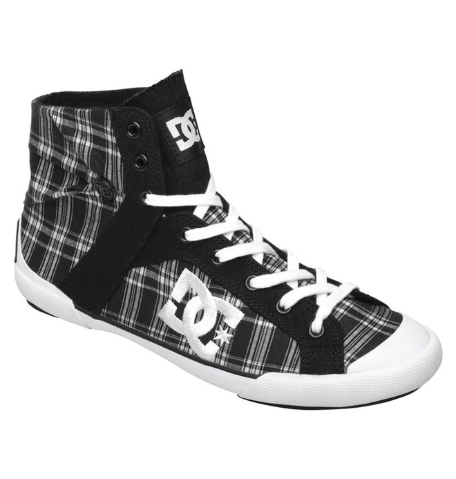 dcshoes, CHELSEA Z HSE, BLACK/WHITE/PLAID (lhp) 0 CHELSEA Z HSE 302659 DC Shoes