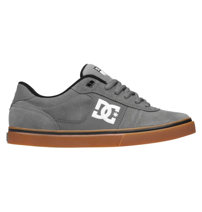 dcshoes, Men's Match WC Skate Shoes, GREY/GUM (2gg) 0 Men's Match WC Skate Shoes 302728 DC Shoes