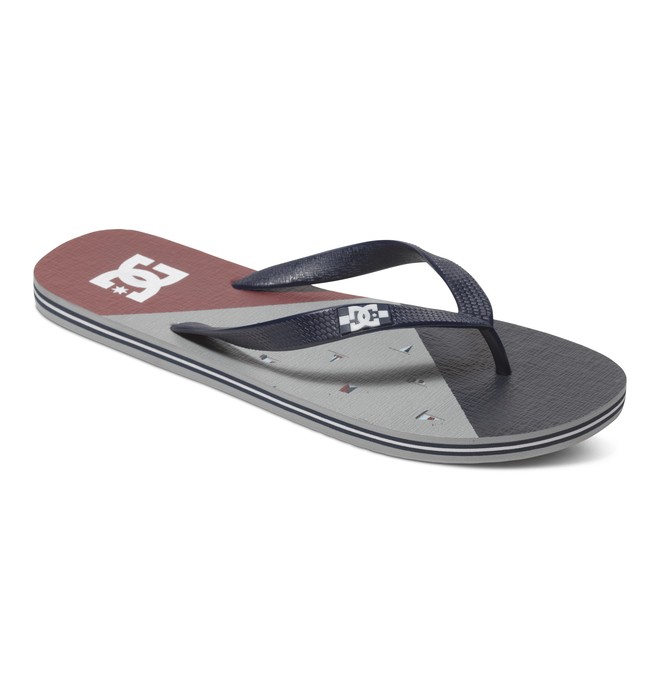 dcshoes, Spray Graffik - Tongs pour Homme, NAVY/RED (nrd) 0 Spray Graffik - Tongs pour Homme Bleu 303276 DC Shoes