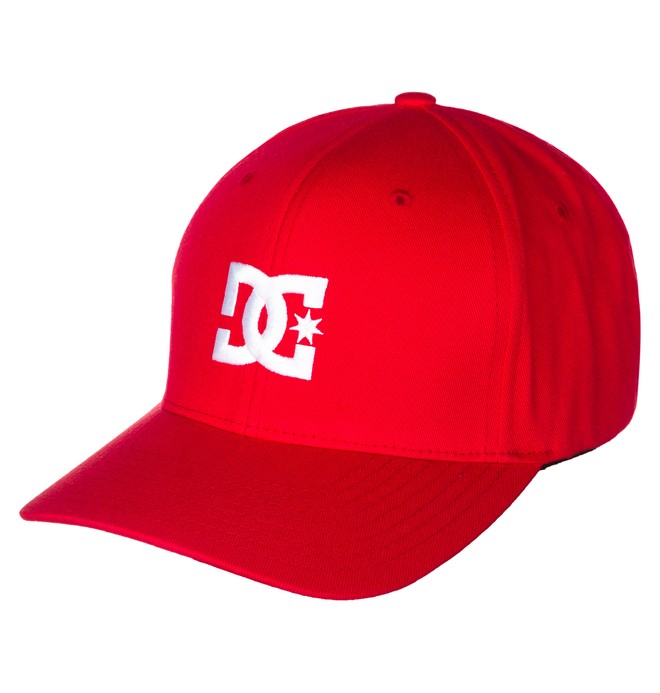 dcshoes, Cap Star 2 Flexfit Hat, ATHLETIC RED (ath) 0 Cap Star 2 Flexfit Hat Red 55300096 DC Shoes