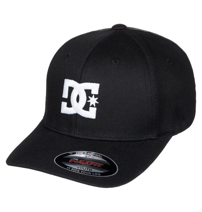 dcshoes, Boy's 8-16 Cap Star 2 Flexfit Hat, BLACK (kvj0) 0 Boy's 8-16 Cap Star 2 Flexfit Hat Black ADBHA03026 DC Shoes