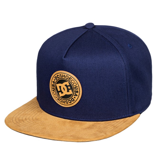 dcshoes, Racks - Gorra con Ajuste Posterior a Presión para Chicos 8-16, BLACK IRIS (btl0) 0 Racks - Gorra con Ajuste Posterior a Presión para Chicos 8-16 Azul ADBHA03107 DC Shoes