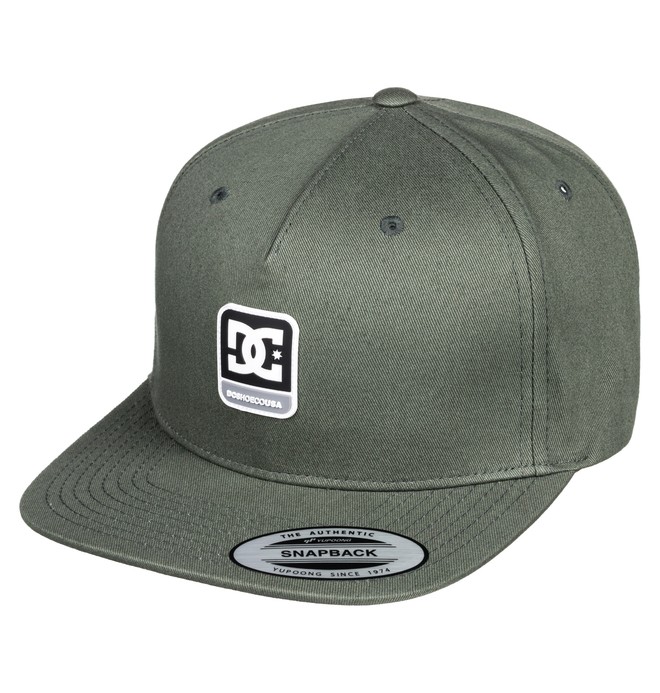 dcshoes, Snapdragger - Gorra con Ajuste Posterior a Presión para Chicos 8-16, FATIGUE GREEN (crb0) 0 Snapdragger - Gorra con Ajuste Posterior a Presión para Chicos 8-16 Marron ADBHA03108 DC Shoes