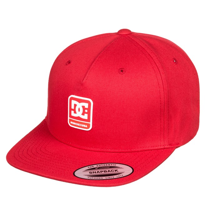 dcshoes, Snapdragger Snapback Hat, RACING RED (rqr0) 0 Snapdragger Snapback Hat Red ADBHA03108 DC Shoes