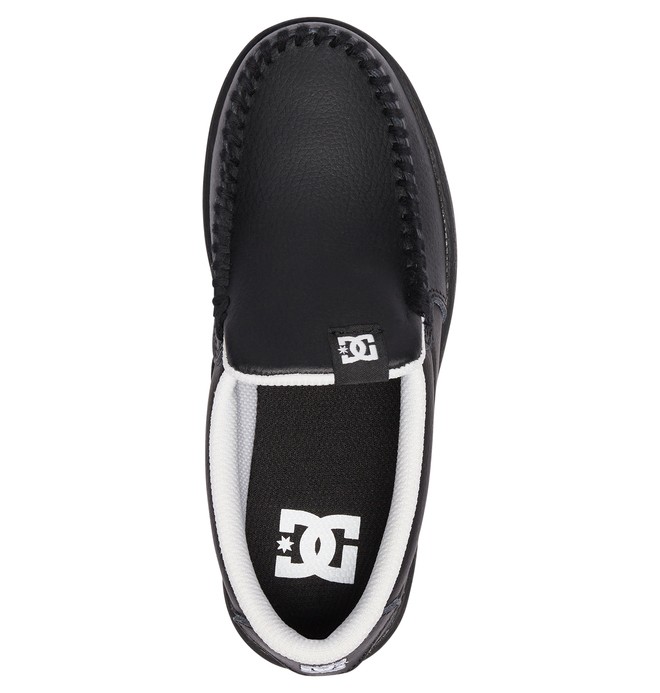 dc villain shoes leather