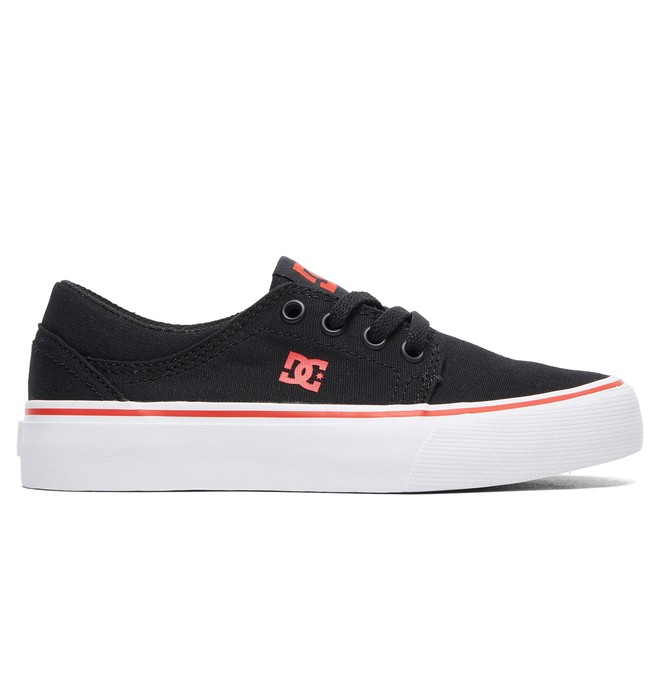 dcshoes, Boy's 8-16 Trase TX Shoes, BLACK/ATHLETIC RED (bah) 0 Boy's 8-16 Trase TX Shoes Black ADBS300083 DC Shoes