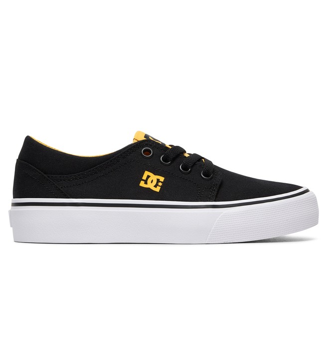 dcshoes, Boy's 8-16 Trase TX Shoes, BLACK/YELLOW (bky) 0 Boy's 8-16 Trase TX Shoes Black ADBS300083 DC Shoes