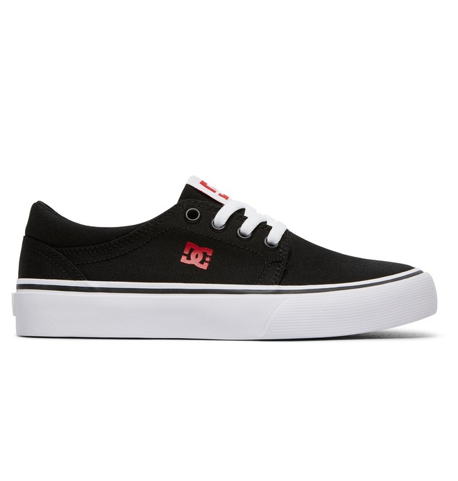 dcshoes, Trase TX - Zapatillas para Chicos, BLACK/RED/WHITE (xkrw) 0 Trase TX - Zapatillas para Chicos Negro ADBS300083 DC Shoes