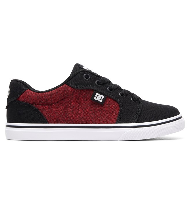 dcshoes, Boy's 8-16 Anvil TX SE Shoes, BLACK/ATHLETIC RED (bah) 0 Boy's 8-16 Anvil TX SE Shoes Black ADBS300246 DC Shoes