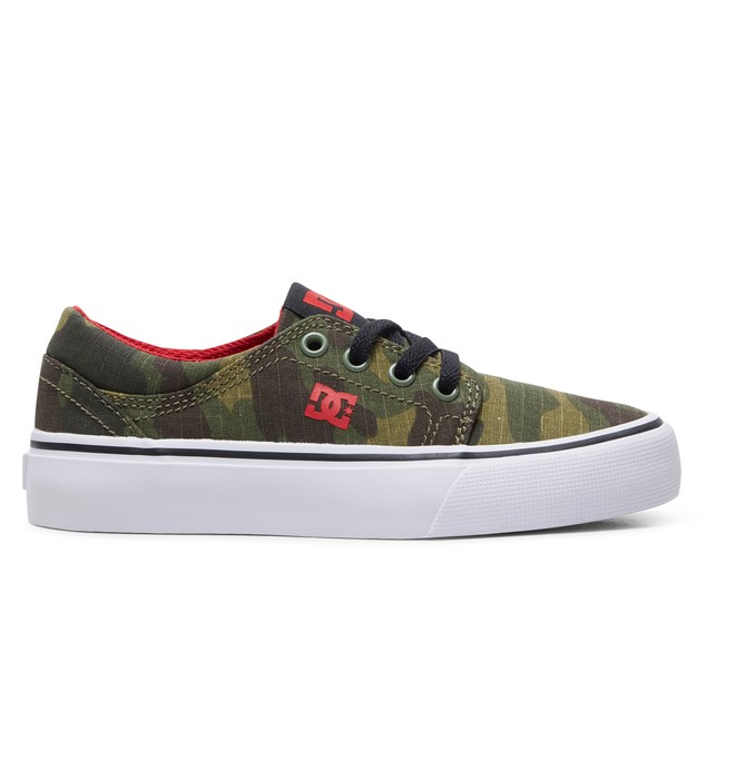 dcshoes, Kid's Trase TX SE Shoes, CAMO (cmo) 0 Kid's Trase TX SE Shoes Grey ADBS300252 DC Shoes