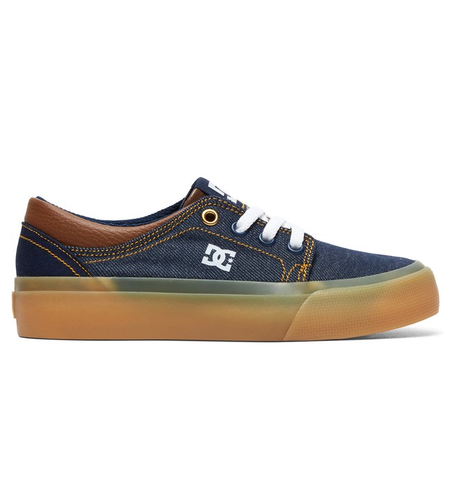 dcshoes, Boy's 8-16 Trase TX SE Shoes, DARK DENIM (ddm) 0 Boy's 8-16 Trase TX SE Shoes Blue ADBS300252 DC Shoes
