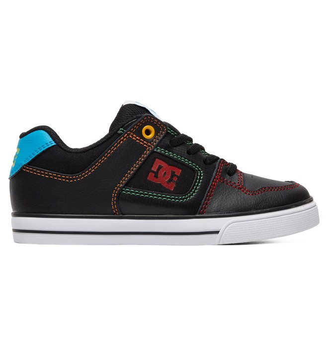 dcshoes, Kid's Pure Elastic Shoes, MULTI 1 (mu1) 0 Kid's Pure Elastic Shoes Multicolor ADBS300256 DC Shoes