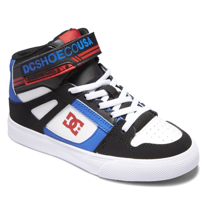 Kid's Pure High Elastic Lace High Tops 191282945308 | DC Shoes