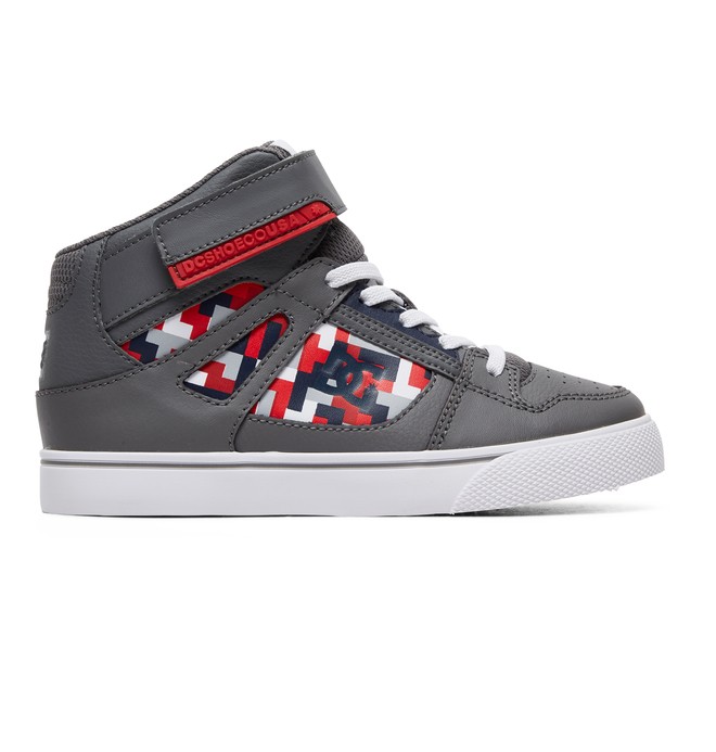 dcshoes, Kid's Pure Hi SE - High-Top Shoes, MULTI 1 (mu1) 0 Kid's Pure Hi SE - High-Top Shoes Multicolor ADBS300325 DC Shoes