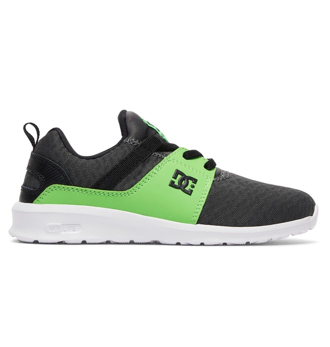 dcshoes, Boy's 8-16 Heathrow SE Shoes, GREEN/GREY/WHITE (xgsw) 0 Boy's 8-16 Heathrow SE Shoes Green ADBS700049 DC Shoes