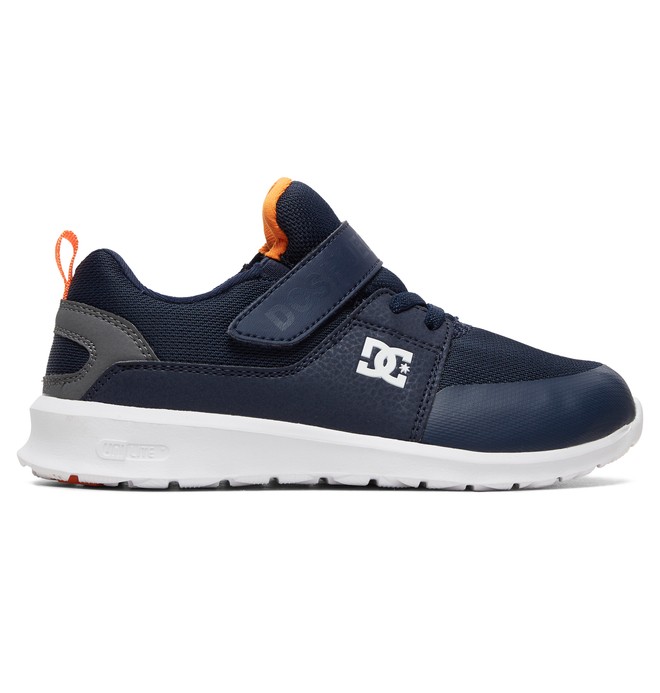 dcshoes, Heathrow Prestige EV - Baskets à lacets élastiques pour Garçon, NAVY/GREY (ngy) 0 Heathrow Prestige EV - Baskets à lacets élastiques pour Garçon Bleu ADBS700064 DC Shoes