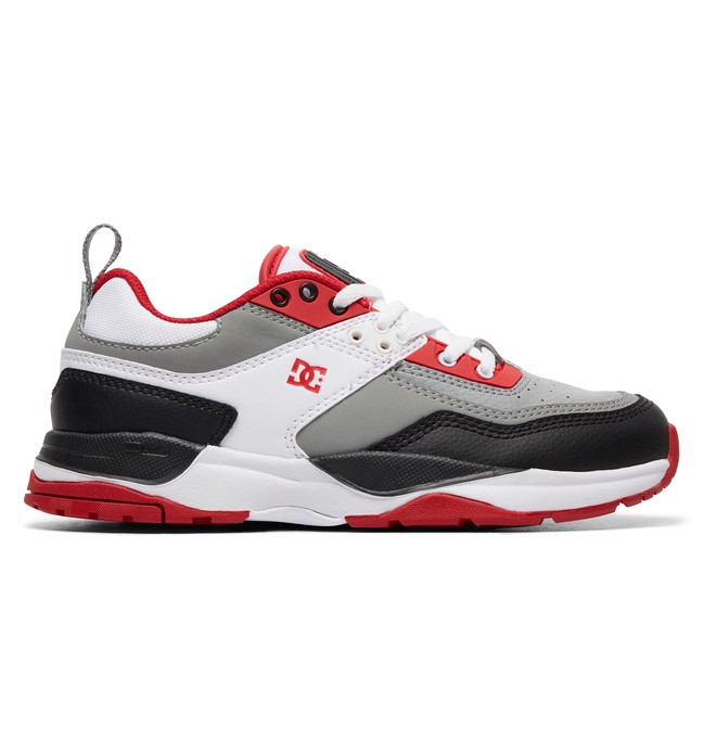 dcshoes, Boy's 8-16 E.Tribeka Shoes, WHITE/GREY/RED (wyr) 0 Boy's 8-16 E.Tribeka Shoes White ADBS700075 DC Shoes