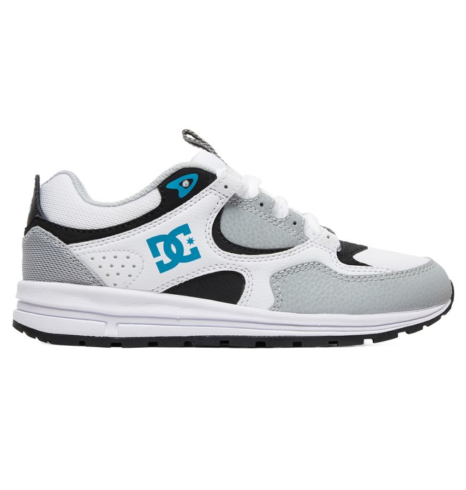 dcshoes, Kid's Kalis Lite Shoes, GREY/BLUE/WHITE (gbw) 0 Kid's Kalis Lite Shoes Grey ADBS700078 DC Shoes
