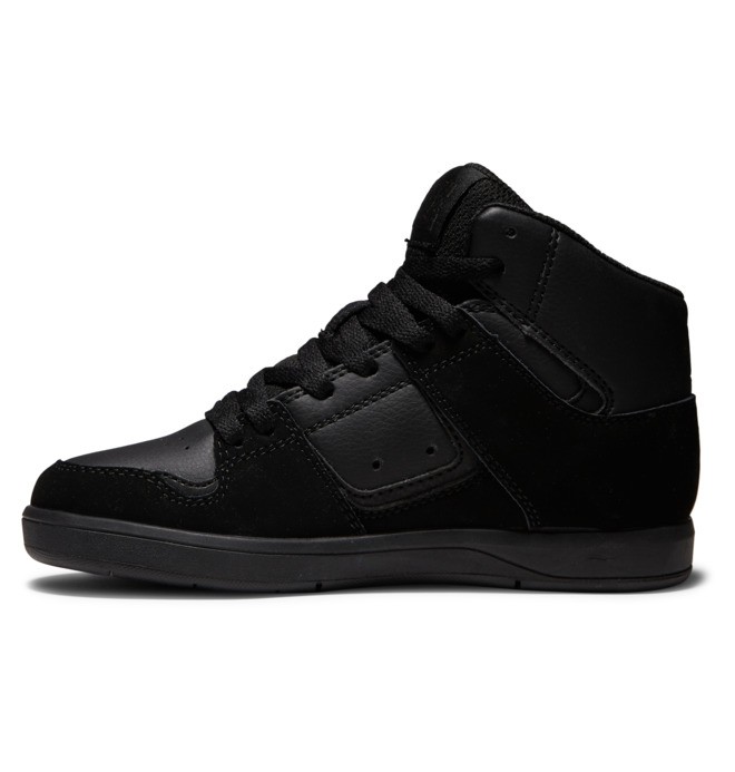 DC Cure - High-Top Leather Skate Shoes for Boys  ADBS700089
