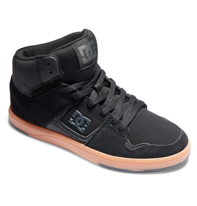 DC Cure - High-Top Leather Skate Shoes for Boys  ADBS700089