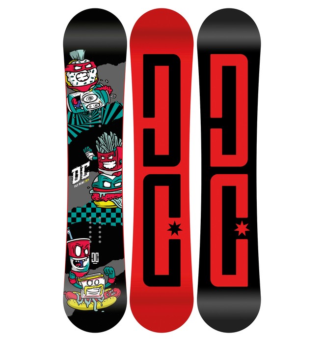 dcshoes, Boy's 8-16 Ply Mini Snowboard, MULTI (mul) 0 Boy's 8-16 Ply Mini Snowboard Grey ADBSB03003 DC Shoes
