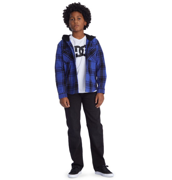 Ruckus Ed - Long Sleeve Hooded Shirt for Boys  ADBWT03011
