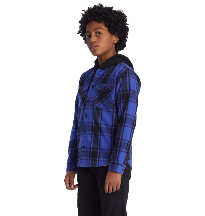 Ruckus Ed - Long Sleeve Hooded Shirt for Boys  ADBWT03011