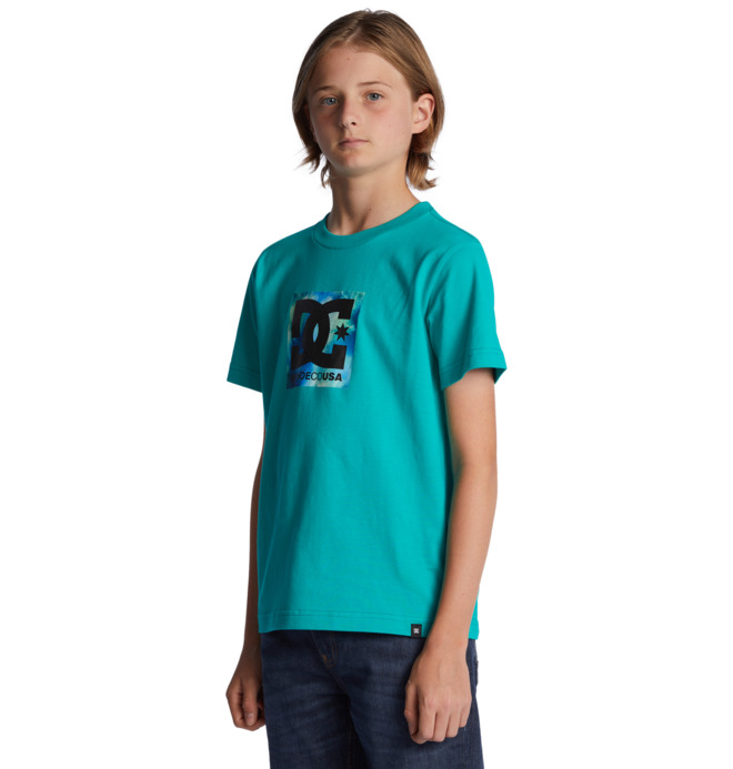 DC Square Star Fill - Short Sleeve T-Shirt for Boys 8-16  ADBZT03176