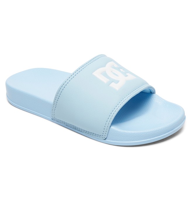 dcshoes, Girl's 8-16 DC Slide Sliders, POWDER BLUE (pwd) 0 Girl's 8-16 DC Slide Sliders Purple ADGL100008 DC Shoes