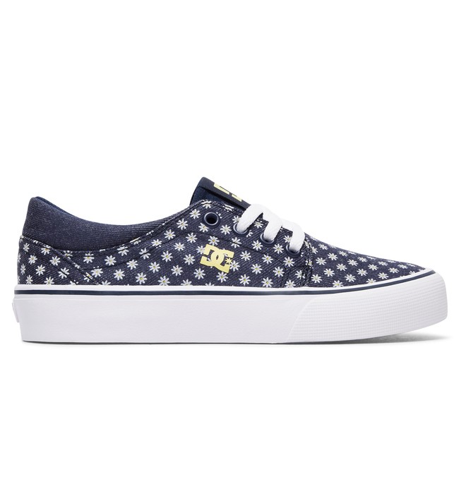 dcshoes, Trase TX SE - Baskets pour Fille, NAVY/YELLOW (ny0) 0 Trase TX SE - Baskets pour Fille Bleu ADGS300060 DC Shoes