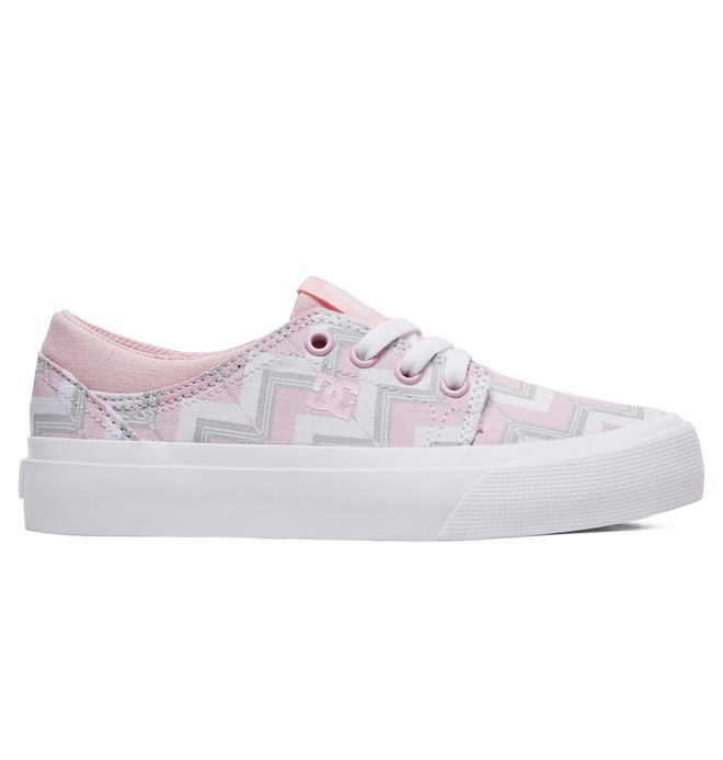 dcshoes, Girl's 8-16 Trase SP Shoes, PINK STRIPE (spi) 0 Girl's 8-16 Trase SP Shoes Pink ADGS300083 DC Shoes